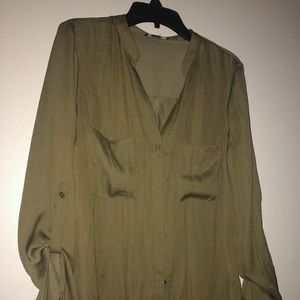 Brand new olive green blouse